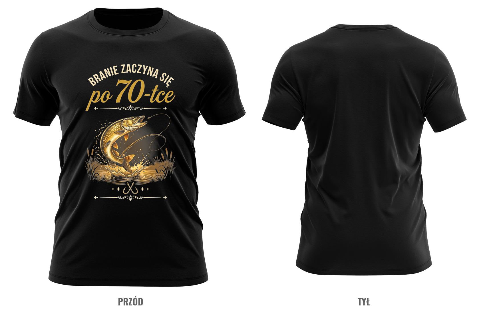 Branie zaczyna się po 70-tce — prezent na 70 urodziny wędkarza