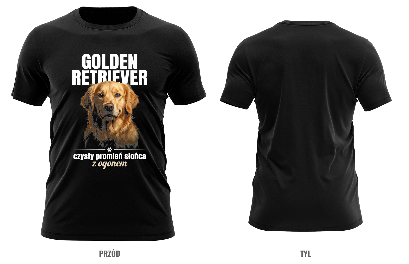 Golden retriever — czysty promień słońca z ogonem