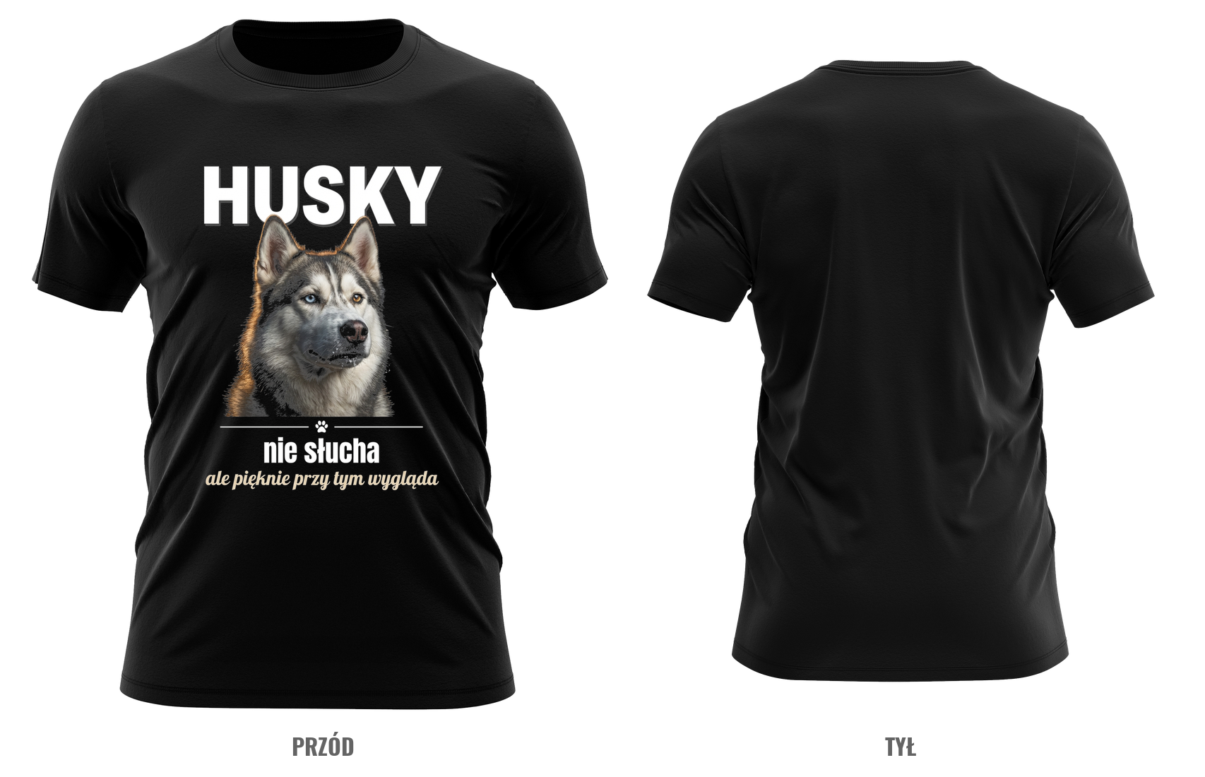 Husky — nie słucha, ale pięknie przy tym wygląda
