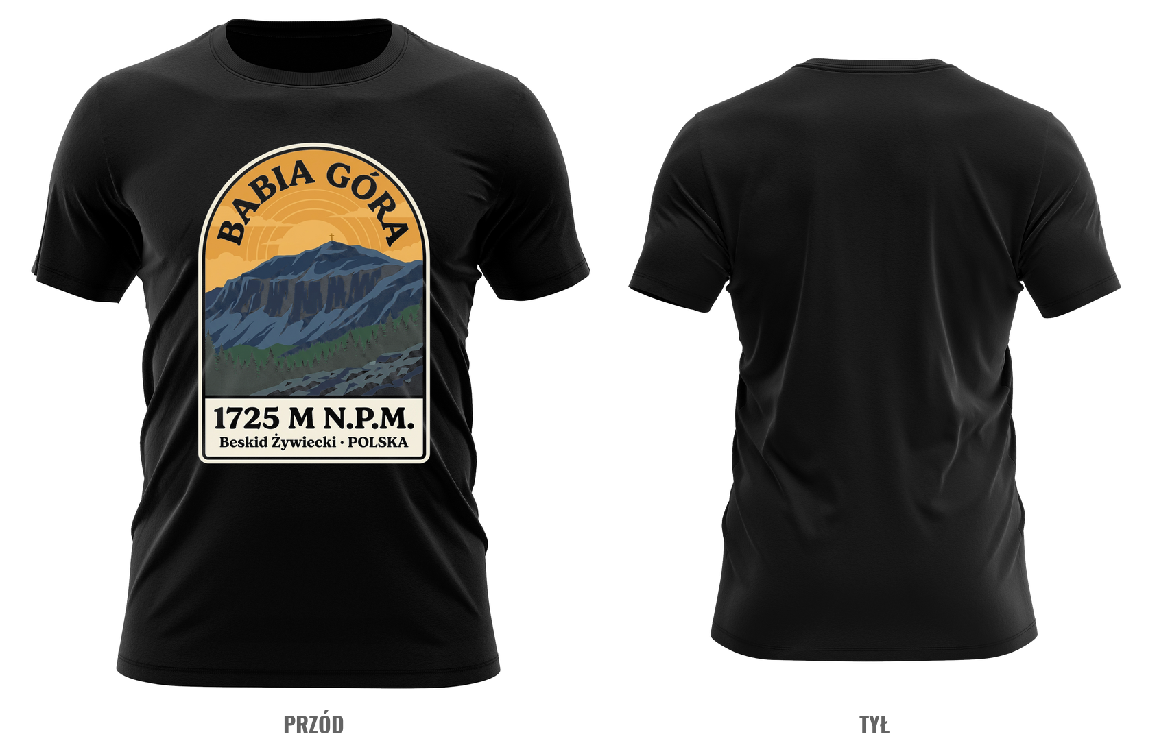 Babia Góra — plakat retro