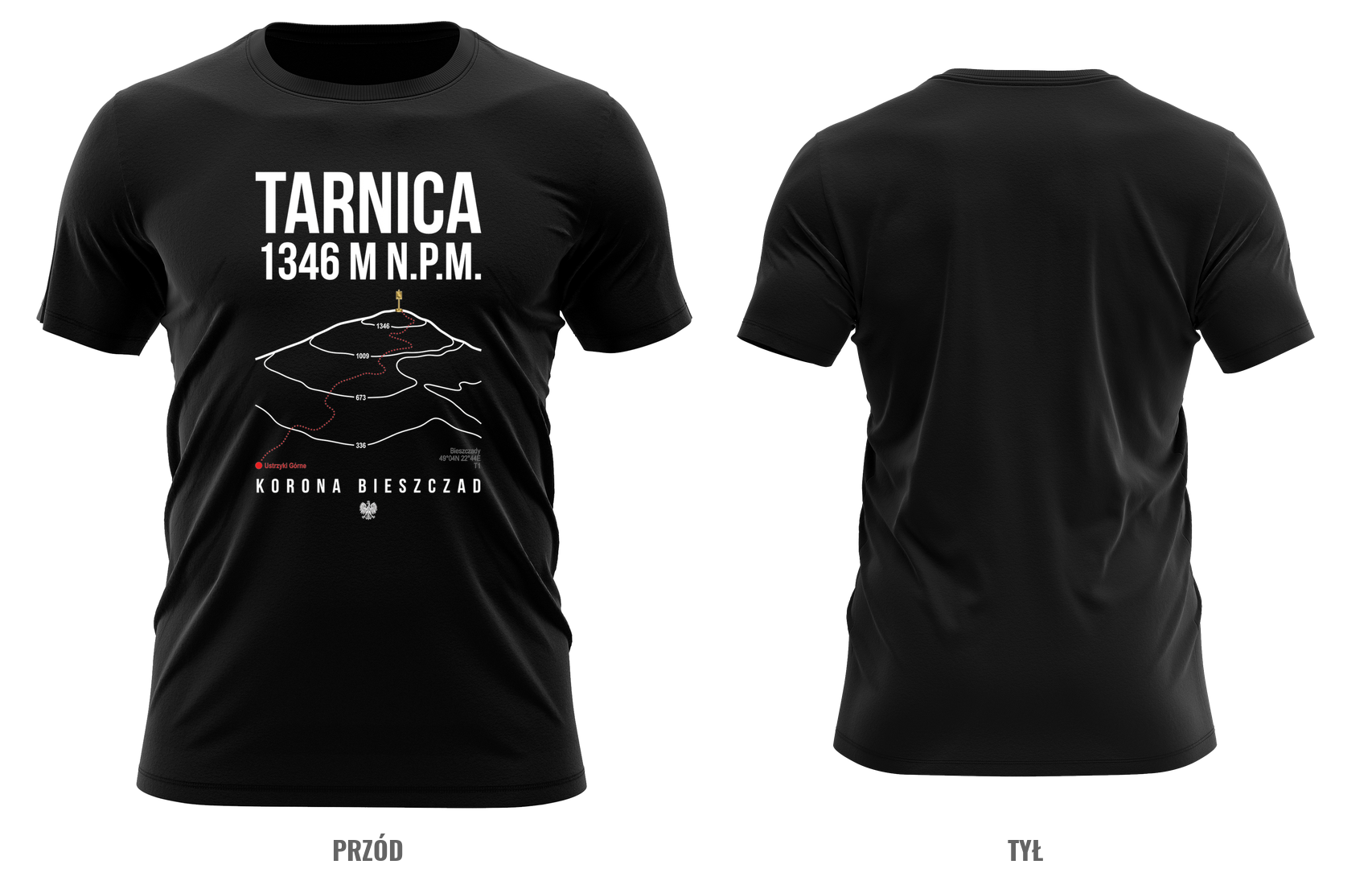 Tarnica — mapa szlaku