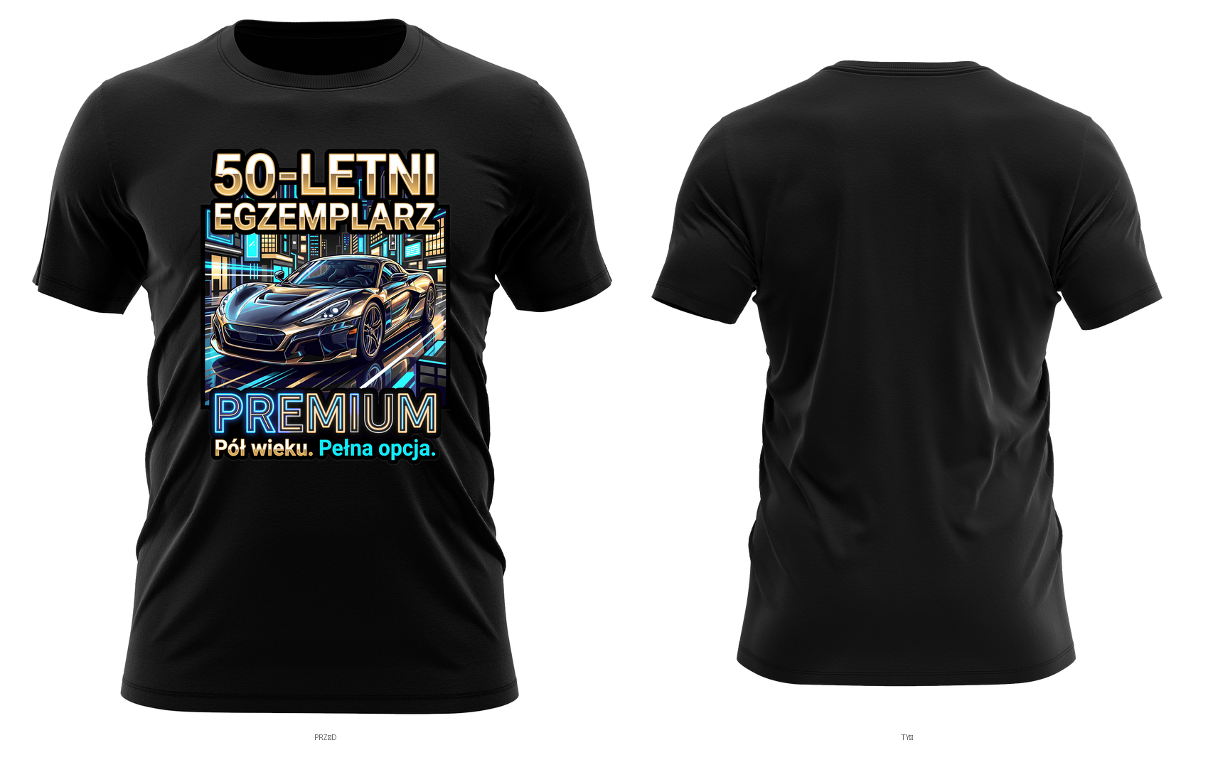 50-letni egzemplarz premium — pół wieku, pełna opcja