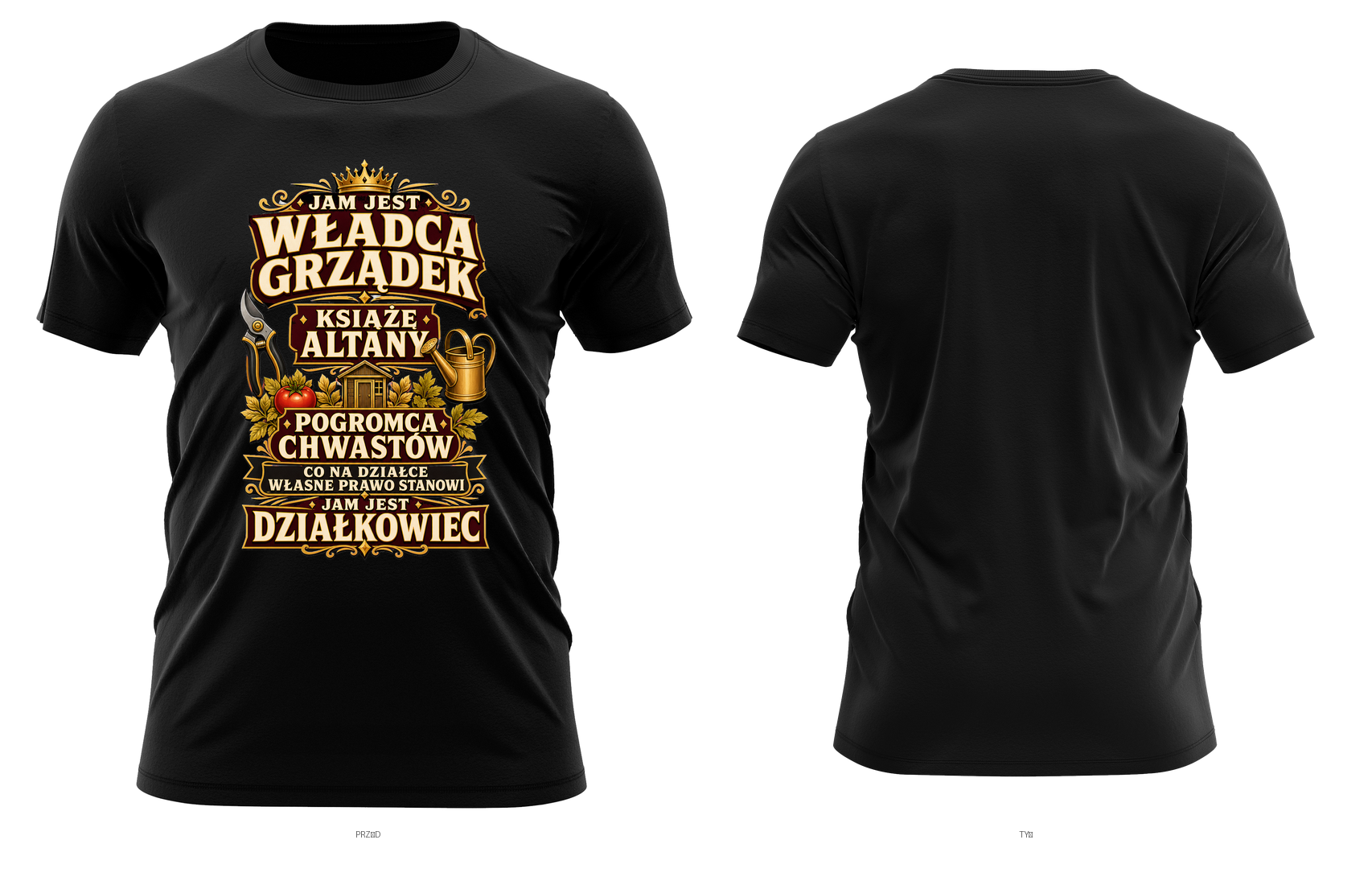 Jam jest władca grządek — prezent dla działkowca