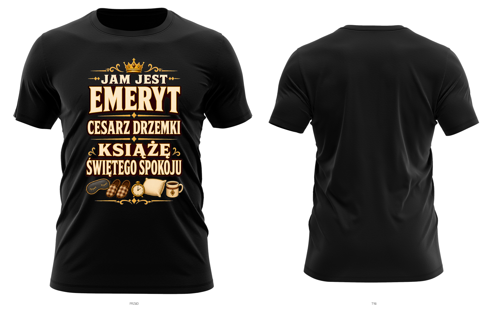 Jam jest emeryt, cesarz drzemki — prezent dla emeryta