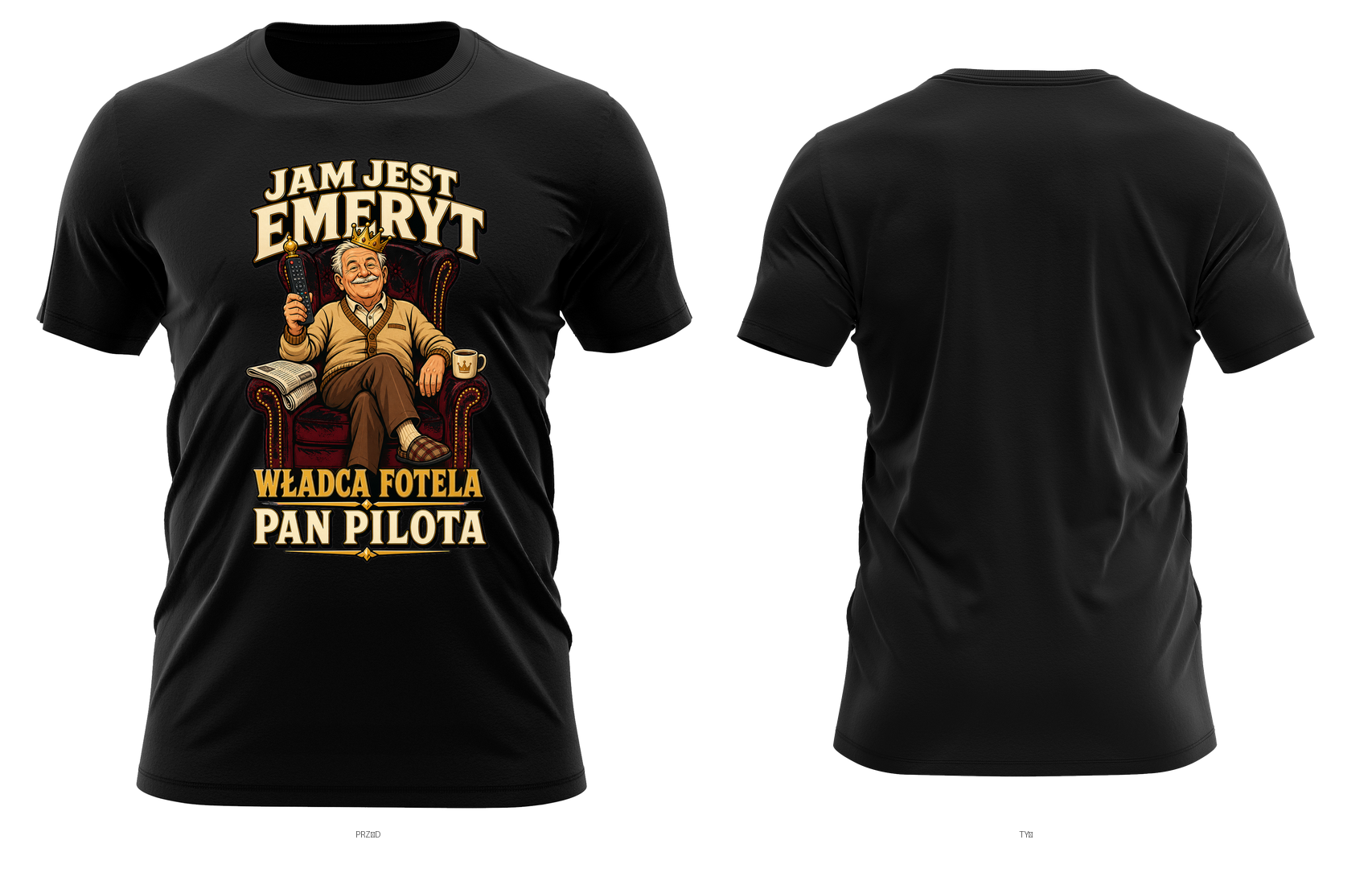 Jam jest emeryt — władca fotela, pan pilota