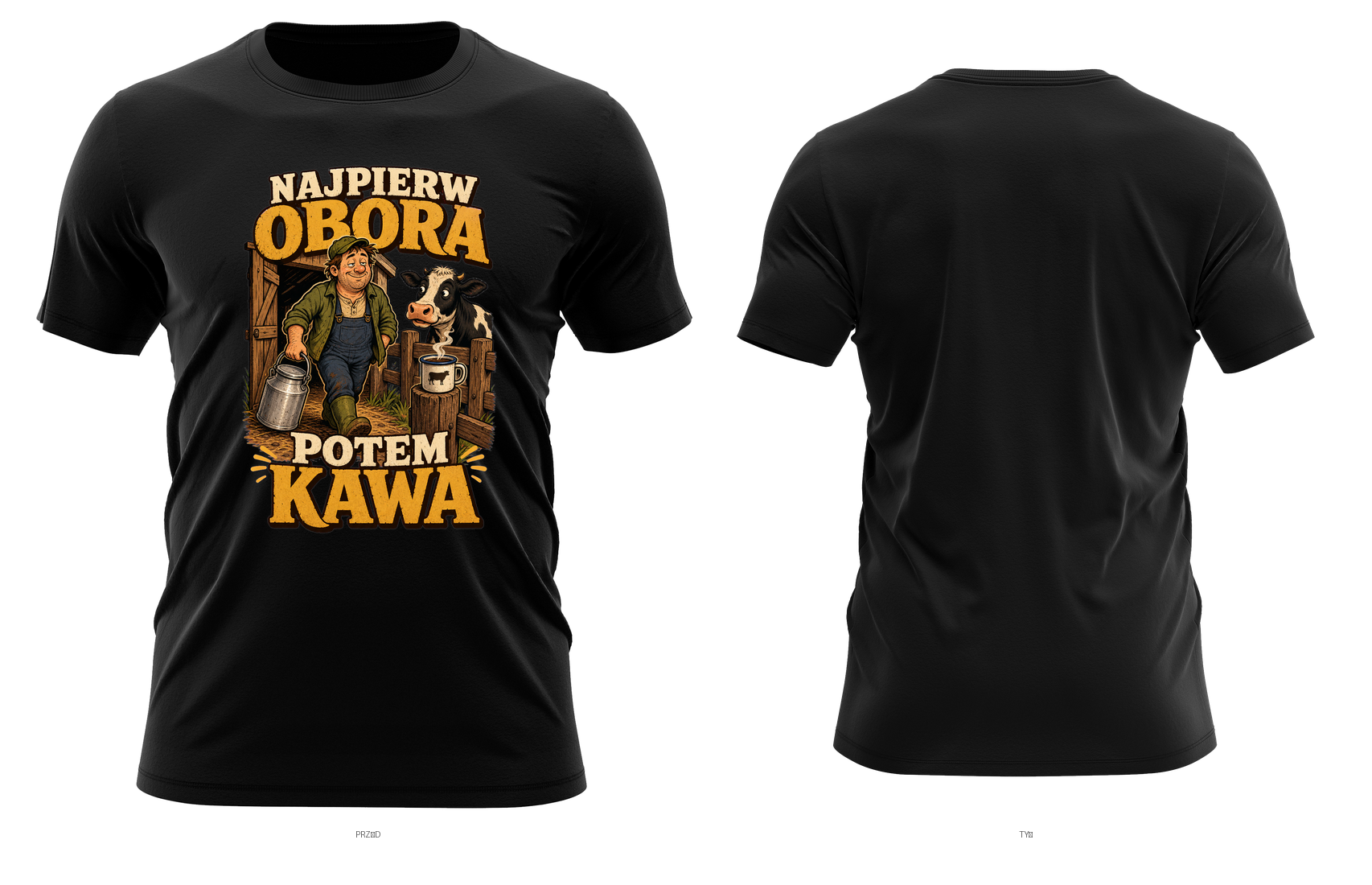 Najpierw obora. Potem kawa — prezent dla rolnika